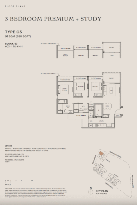 3BR Premium + Study (2)