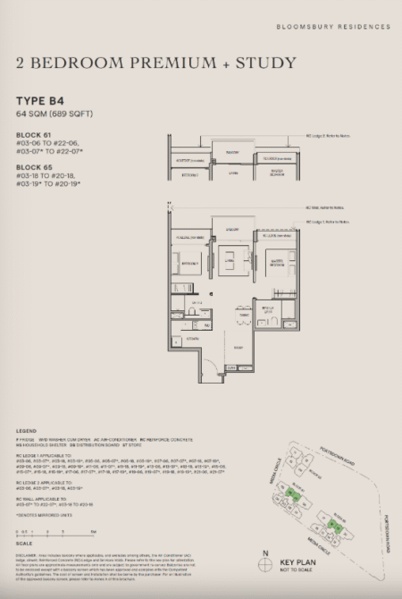 2BR Premium + Study