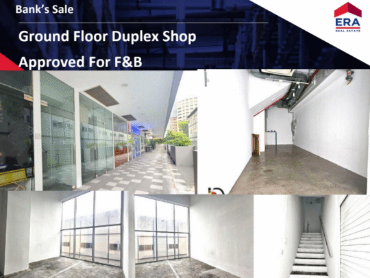 Ground Floor Duplex Shop Approved For F&B