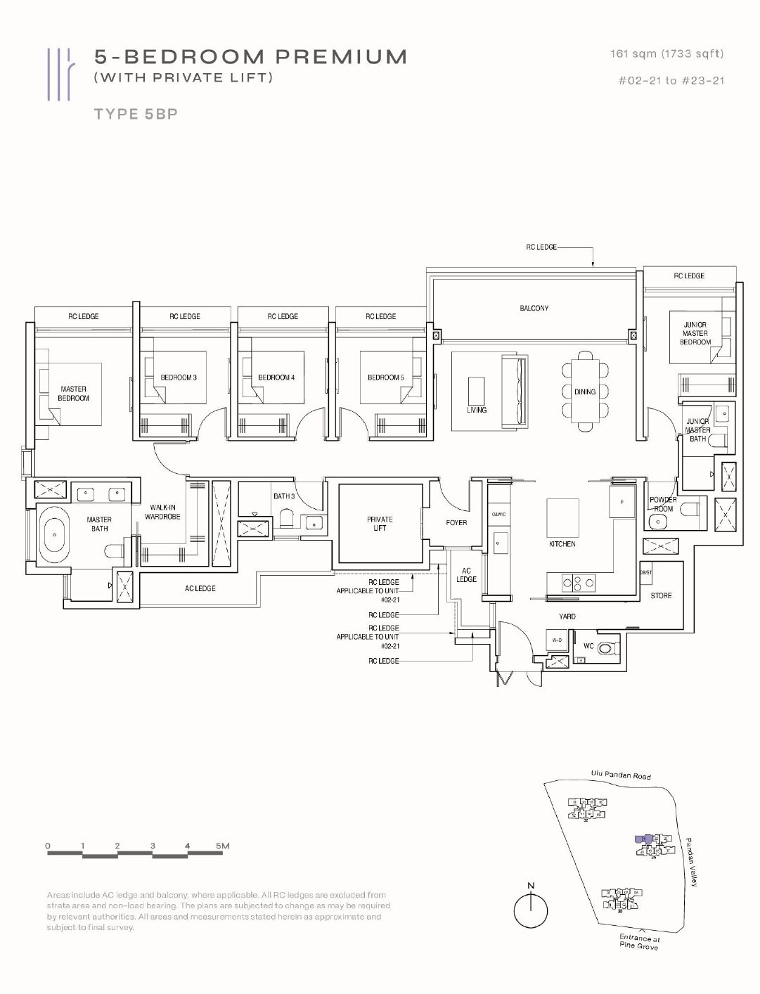 5-Bedroom with Private Lifts