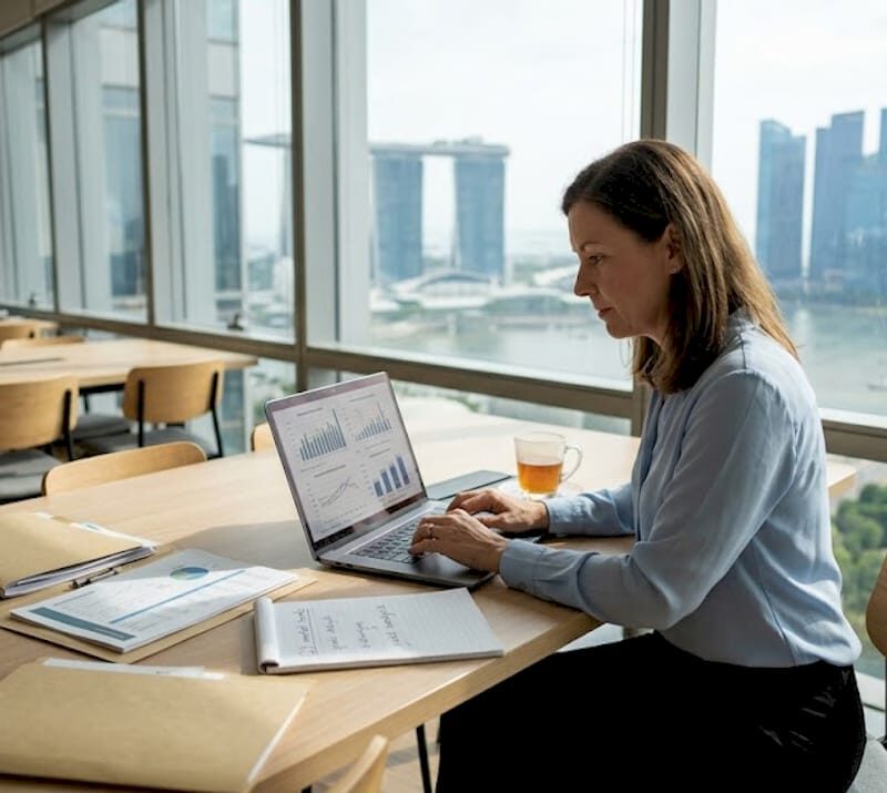 Real estate analyst reviews Singapore property data