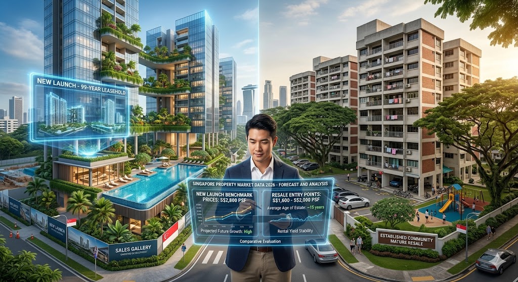 New launch vs resale Singapore 2026